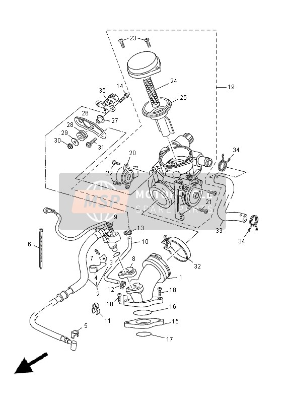 Yamaha YP250R 2014 Consumo para un 2014 Yamaha YP250R